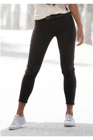 Lascana Jeggings met ritsen aan de zoom, skinny, elastische kwaliteit, modieus