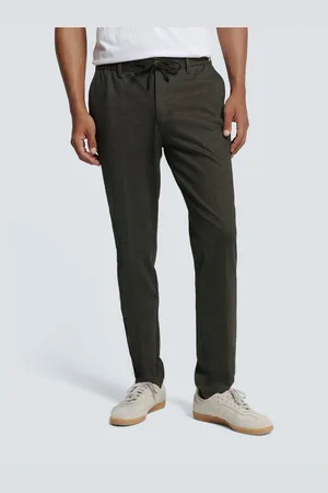 No Excess Chino met leuke structuur