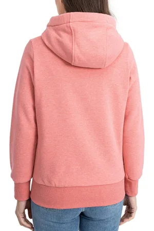 DEPROC-Active Capuchonsweatvest FinjaCMYK II zachte fleecejack met kangoeroezak