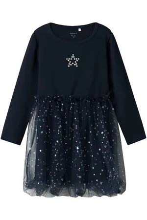 NAME IT Tulen jurk NMFRARANA LS DRESS PB