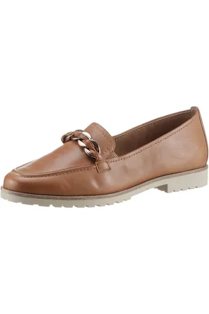 Tamaris Loafers Chunky slipper, business schoen met trendy vlechtketting