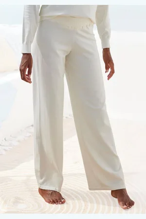 Lascana Tricotbroek -Loungebroek met wijd been, loungewear