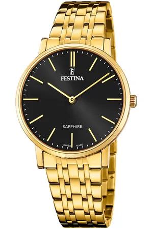 Festina Kwartshorloge Horloge, dameshorloge, herenhorloge, Swiss Made, stalen band, analoog