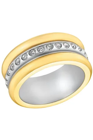 QS by s.Oliver Ring 2036837/-38/-39/-40 met zirkoon (synthetisch)
