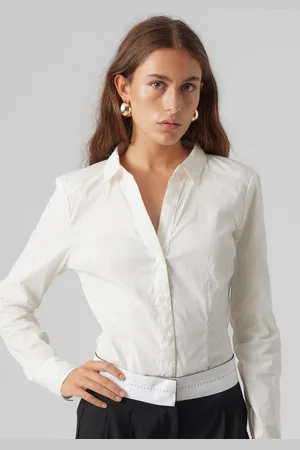 VERO MODA Blousebody VMLADY L/S G-STRING SHIRT WVN NEW NOOS