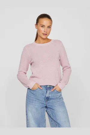 VILA Trui met ronde hals VIDALO O-NECK L/S KNIT TOP- NOOS