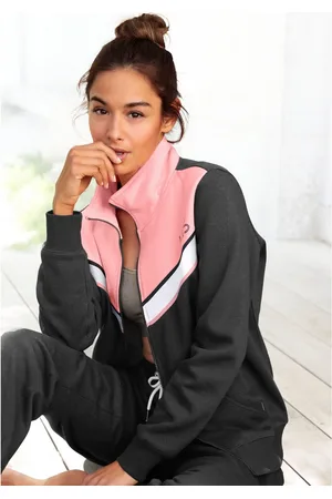 H.I.S Sweatvest met contraststrepen, loungepak