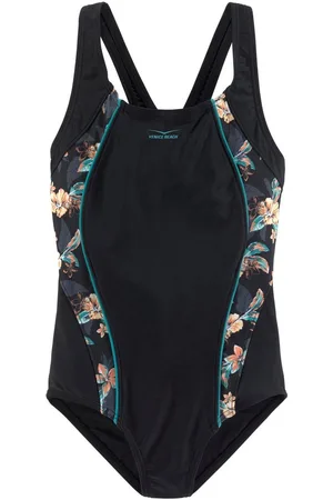 Venice Beach Badpak Lori Kids met donkere tropenprint
