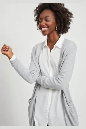 VILA Lang vest VIRIL LONG L/S KNIT CARDIGAN - NOOS
