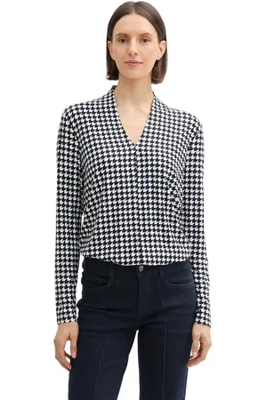 TOM TAILOR Shirt met lange mouwen met print all-over