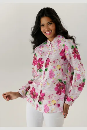 Aniston Overhemdblouse met kleurharmonische bloemenprint - nieuwe collectie