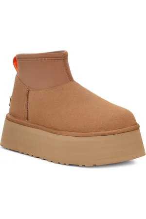 UGG Plateaulaarsjes CLASSIC MINI DIPPER instap boots, winterlaarzen, snowboots met plateauzool