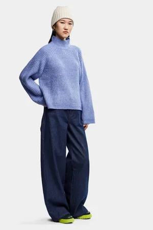 Pieces® Gebreide trui PCNELL LS HIGH NECK KNIT NOOS