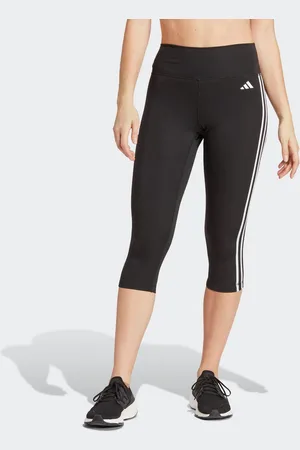 adidas Trainingstights TRAIN essentials 3-strepen HIGHWAISTED 3/4 (1-delig)