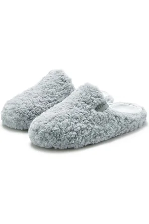ELBSAND Pantoffels Pantolette, pantoffel, mule, sandaal, knuffelig faux fur