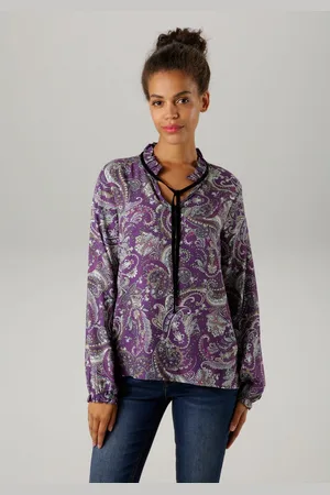 Aniston Blouse zonder sluiting met royaal paisleydessin