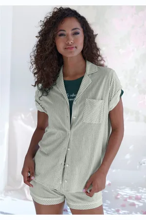 QS by s.Oliver Pyjama top met opgestikte borstzak