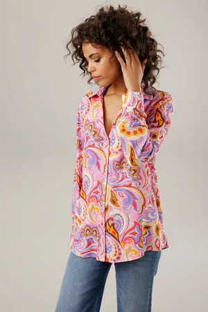 Aniston Overhemdblouse grafische paisley-patroon - elk stuk is uniek