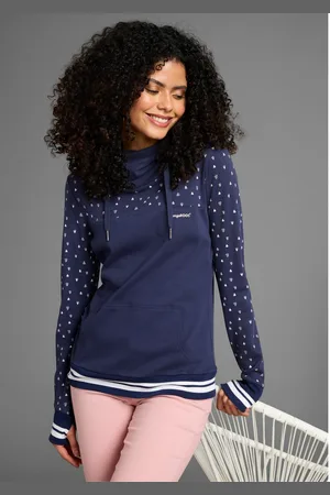 KangaROOS Hoodie Lange mouwen, figuurvolgende snit, van katoen, met capuchon