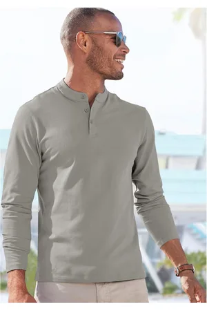 john devin Poloshirt Met opstaande kraag Regular-Fit, van katoen-piqué