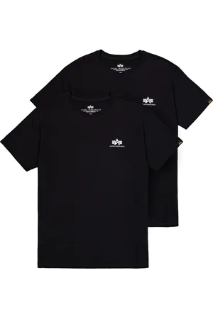 Alpha Industries Shirt met ronde hals Basic T Small Logo 2 Pack (set, 2-delig)