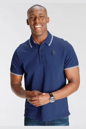 DELMAO Poloshirt Korte mouwen, losse pasvorm, polokraag, voor tennis of golf