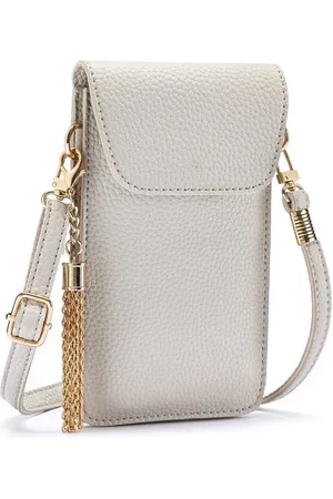 Lascana Schoudertas Gsm-tasje met kijkvenster, minibag, crossbody bag, vegan