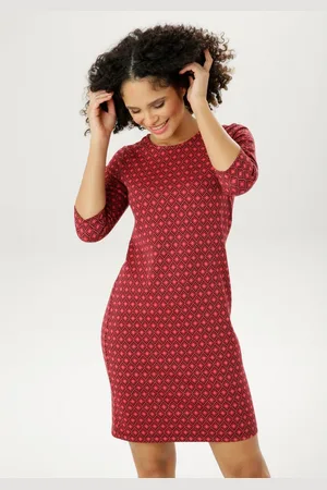 Aniston Jerseyjurk in jacquardkwaliteit