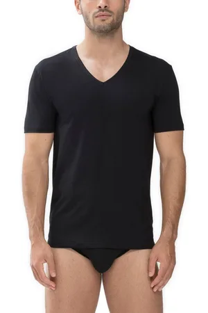 Mey Shirt voor eronder Dry Cotton met v-hals en halve mouwen