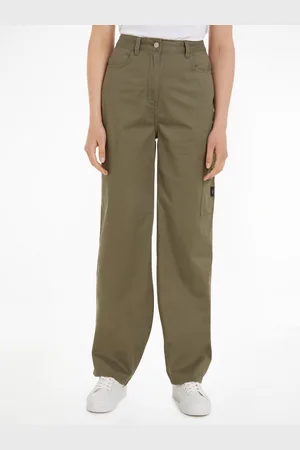 Calvin Klein Stretchbroek STRETCH TWILL HIGH RISE STRAIGHT