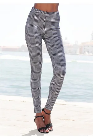 Lascana Legging met klassiek ruitontwerp