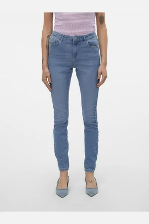 VERO MODA Skinny fit jeans VMELLY MR SKINNY JEANS BLUE NOOS
