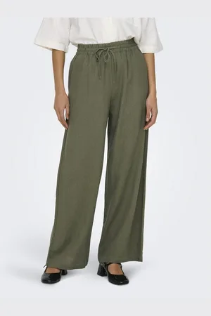 JDY Linnen broek SAY LINEN HW WIDE PANT WVN NOOS