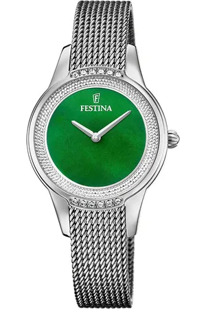 Festina Kwartshorloge Mademoiselle Polshorloge, dameshorloge, roestvrijstalen band, Ø 30 mm
