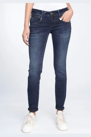 Gang Skinny fit jeans 94NENA in authentieke used wassing