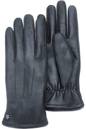 Pearlwood Leren handschoenen LIZ Originele roestvrijstalen klinknagel