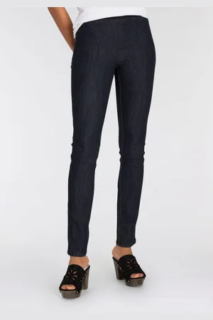 ARIZONA Skinny fit jeans extra-strakke snit, comfortabele taille, used-look-wassing
