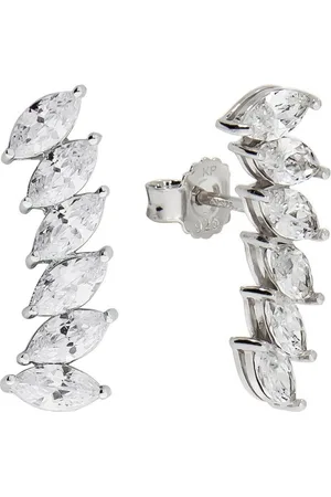 Firetti Oorstekers Sieraad cadeau 925 oorbellen ear climber glinsterend