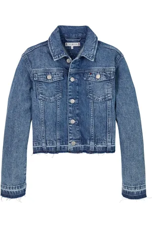 Tommy Hilfiger Jeansjack DENIM TRUCKER SALT & PEPPER in typische trucker-stijl, met logoborduring
