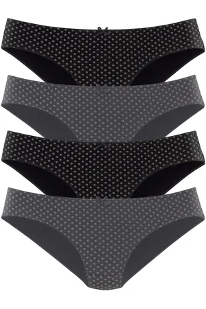 QS by s.Oliver Bikinibroekje van elastisch katoen (4 stuks, Set van 4)
