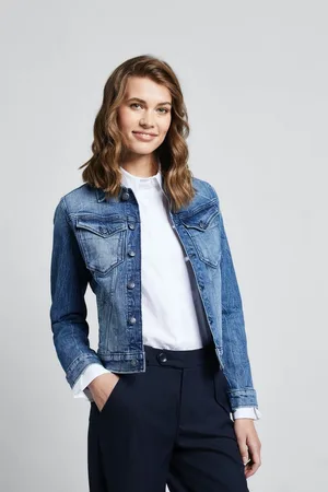 Bugatti Jeansjack in gebruikte look
