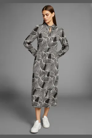 Daniel Hechter Midi-jurk met modieuze print