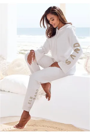 ELBSAND Hoodie Gebreide trui met ingebreid logo, loungewear