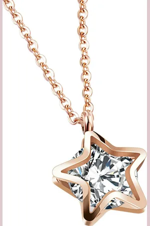 Firetti Ketting met hanger Sieraden cadeau roestvrijstalen halssieraden halsketting ankerkette ster