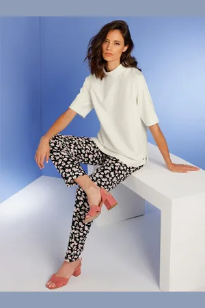 CREATION L PREMIUM Shirt met staande kraag Modal-mix-shirt (1-delig)