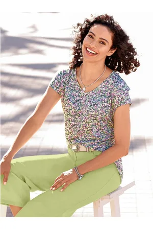 Classic Inspirationen Shirt met V-hals Gedessineerd shirt (1-delig)