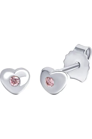 Firetti Oorstekers Sieraad cadeau zilver 925 oorbellen hart