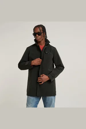 G-Star Outdoorjack Garber Trench met verborgen knopen