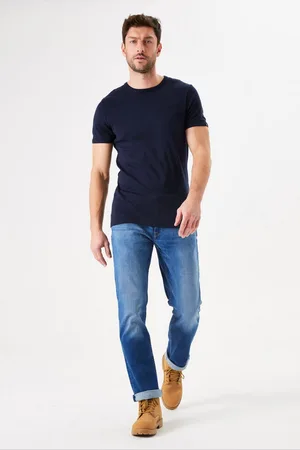 Garcia Straight jeans Rocko in five-pocketsstijl