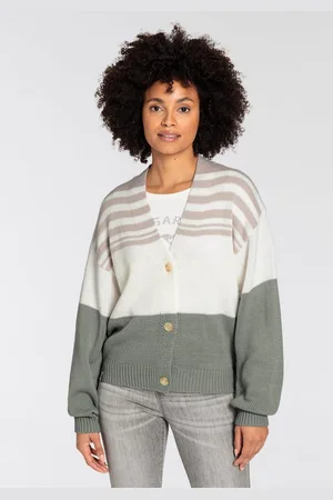 KangaROOS Cardigan met modieuze streep-ontwerp